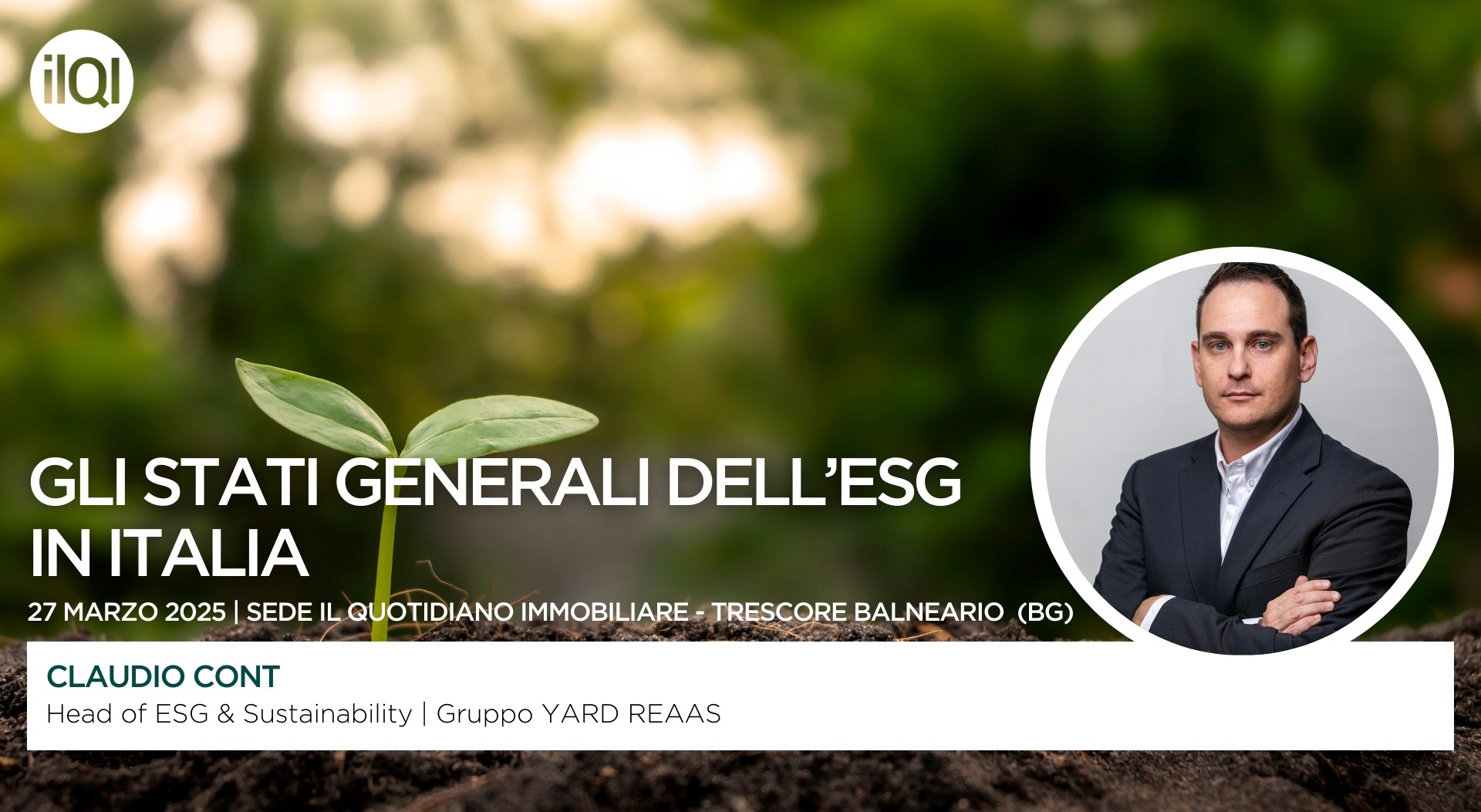 Claudio Cont relatore al workshop “Gli stati generali dell’ESG in Italia” de Il Quotidiano Immobiliare