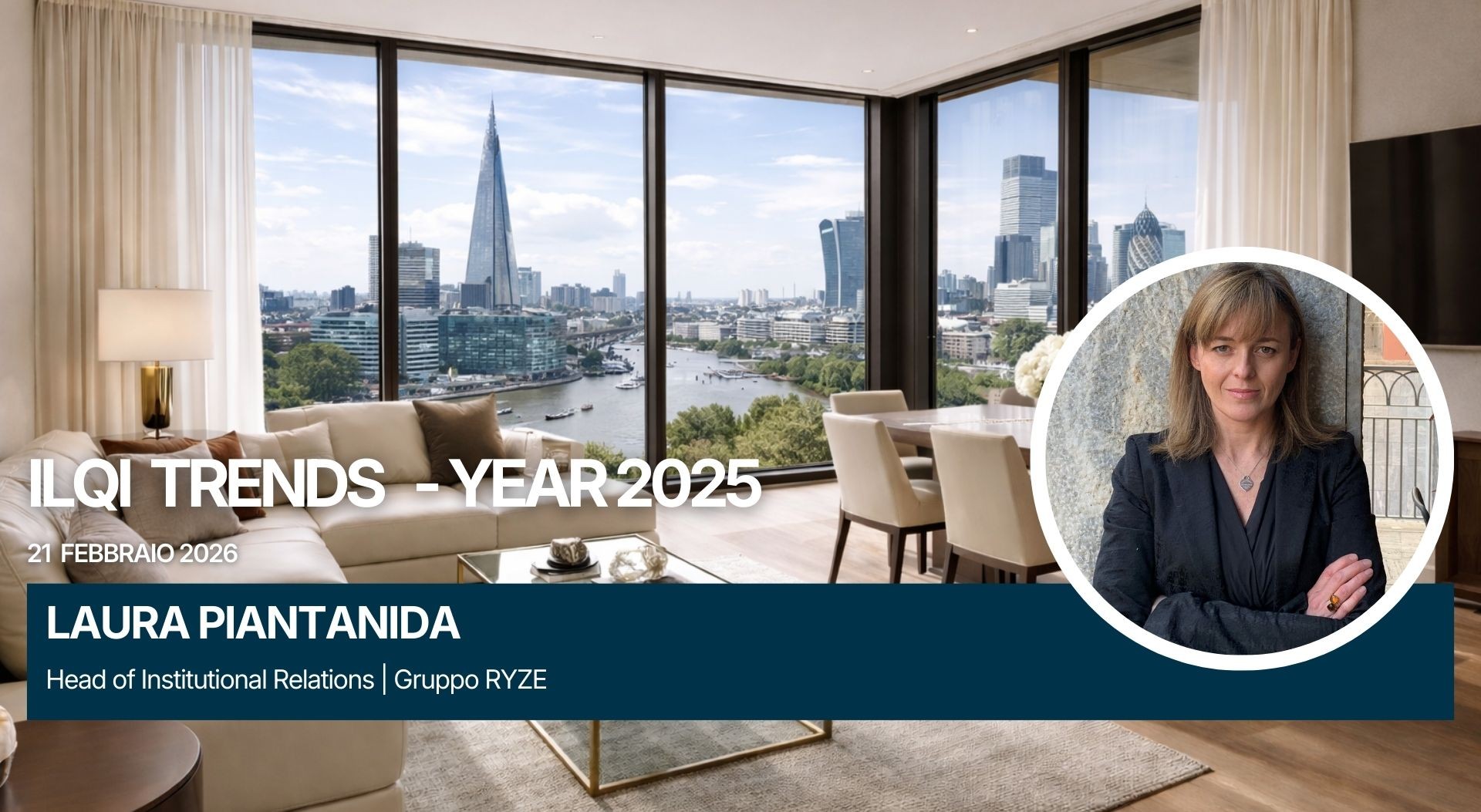 Laura Piantanida at ilQI Trends - Year 2025 by Il Quotidiano Immobiliare