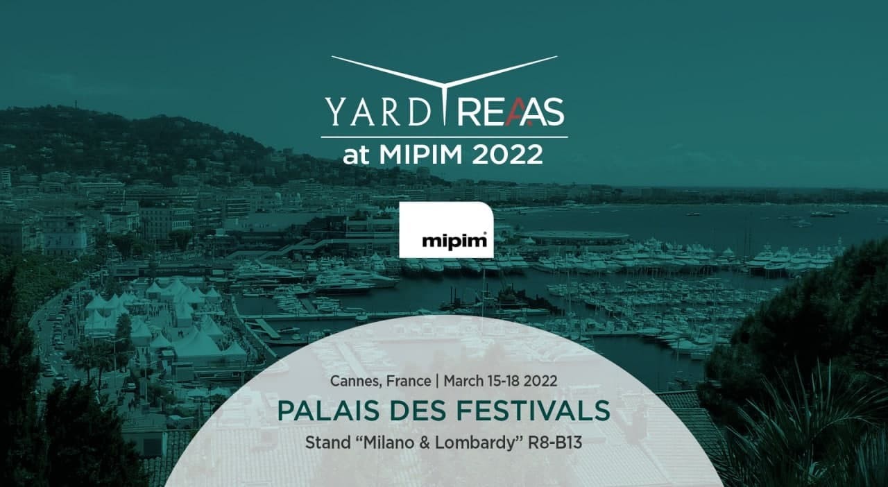 YARD REAAS at Mipim 2022 (March 15-18, Cannes)