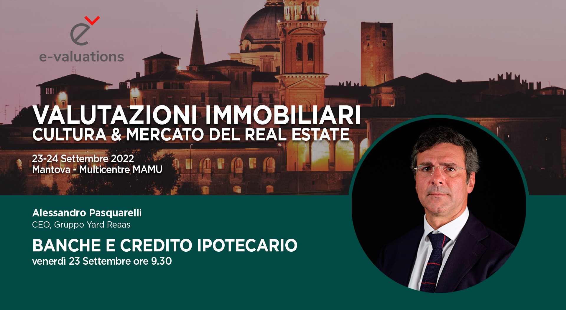 Alessandro Pasquarelli relatore al convegno “Valutazioni Immobiliari: Cultura e Mercato del Real Estate” di E-Valuations 